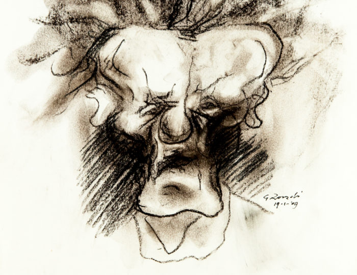 Eduardo De Filippo, caricatura
