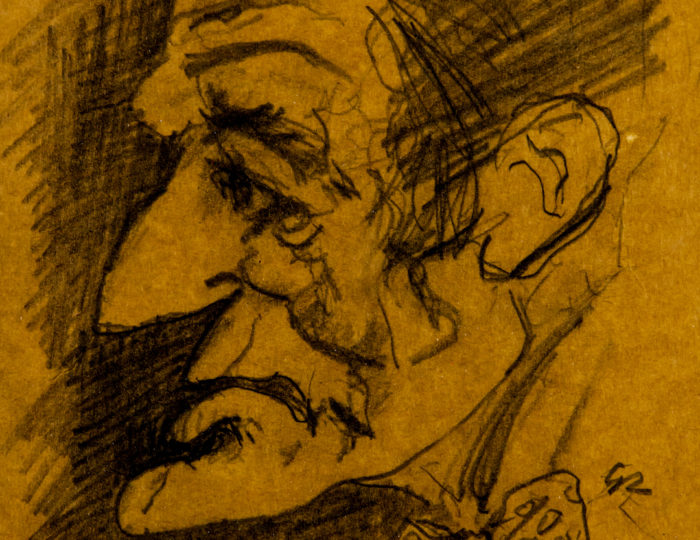 Vittorio Gassman, caricatura