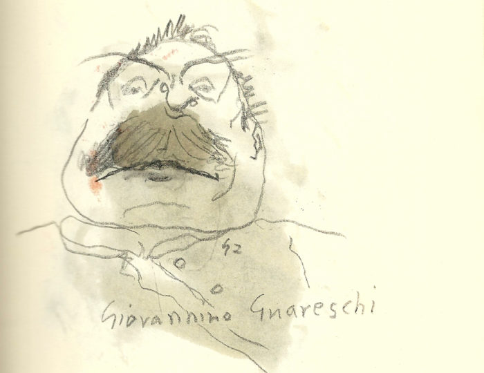 Giovannino Guareschi, caricatura