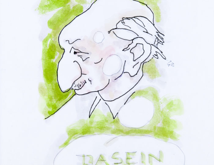 Martin Heidegger, caricatura