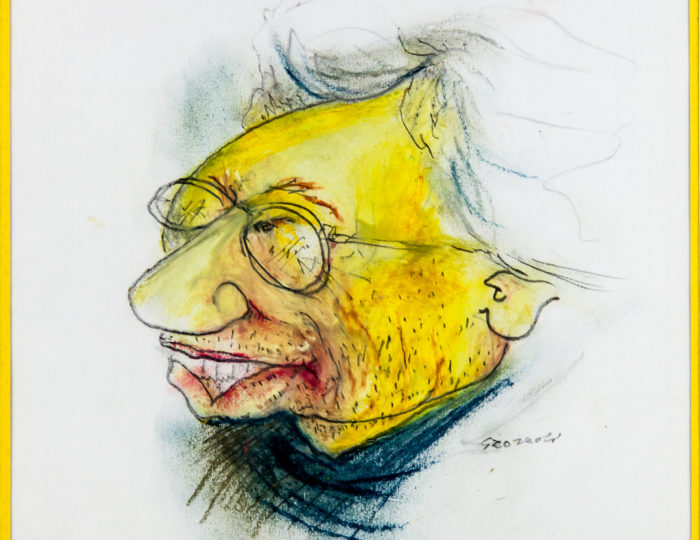 Luca Ronconi, caricatura